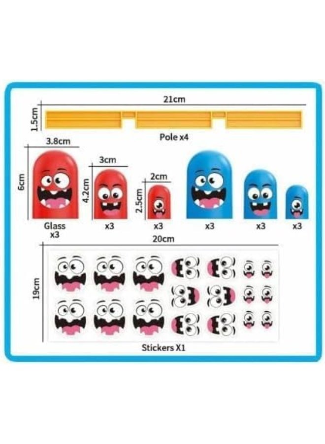 The enhanced 3D Tic Tac Toe game for kids, a fun and educational strategic board game for the family, helps develop thinking and concentration skills – suitable for ages 3 and up. - Image 5